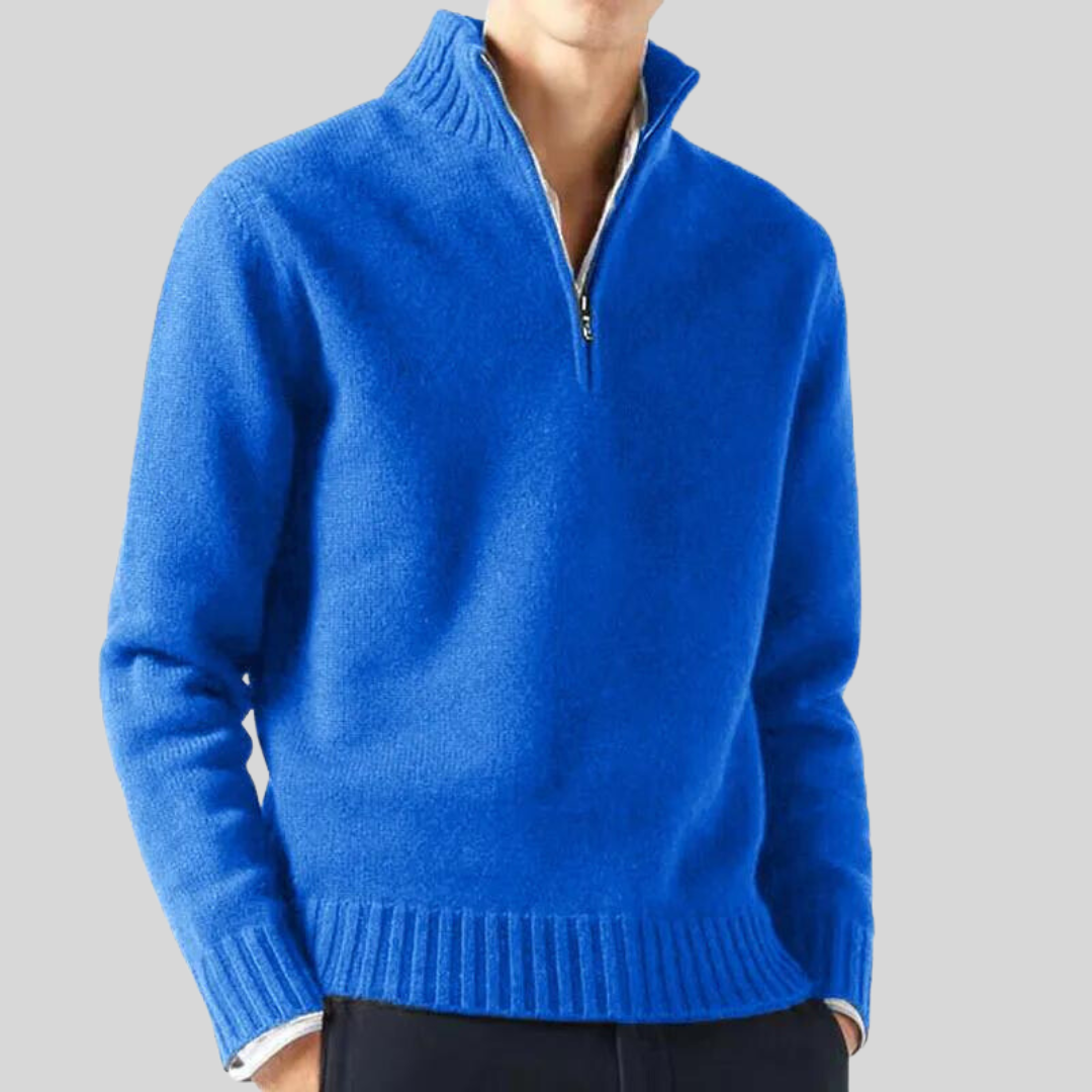 Andreas  | Luksuriøs Halv-Zip Sweater