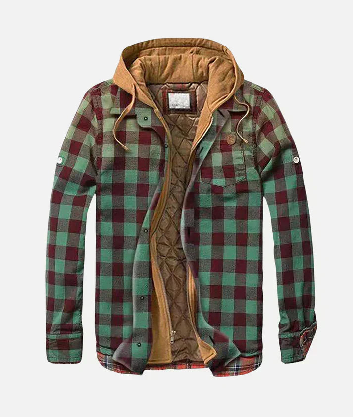 Yves I Veste patchwork i tern