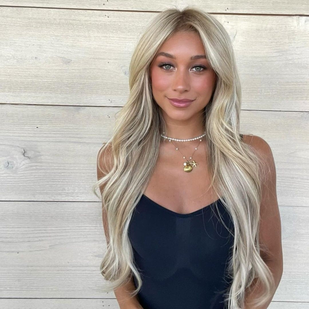 Perlekæde i Sødvandsperler | 18k Guld