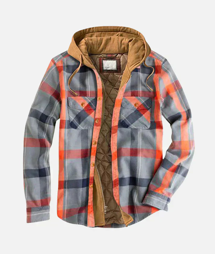 Yves I Veste patchwork i tern