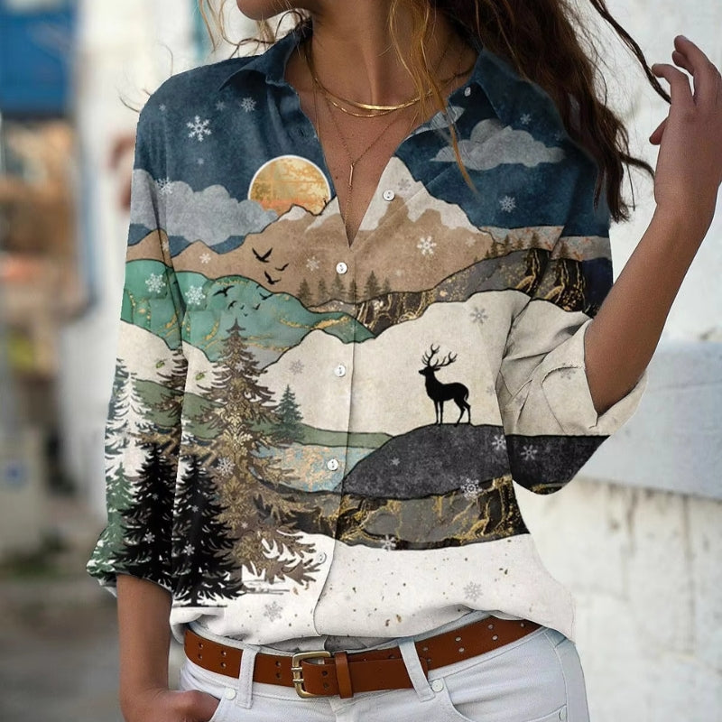 Nora | Elegant og trendy kunstbluse