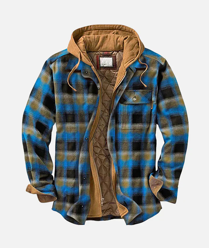 Yves I Veste patchwork i tern