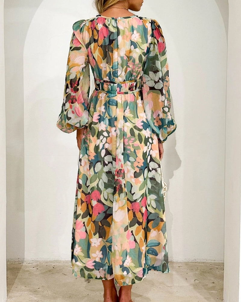 Nora | Lang boho kjole