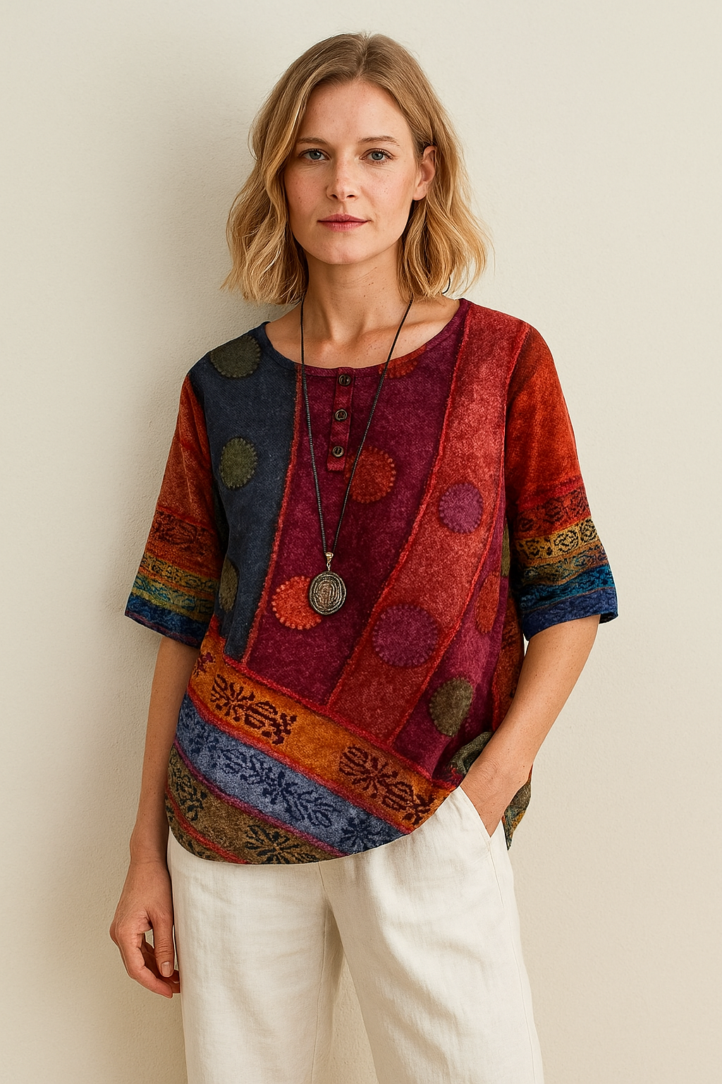 Nora | Boho Afslappet Bluse