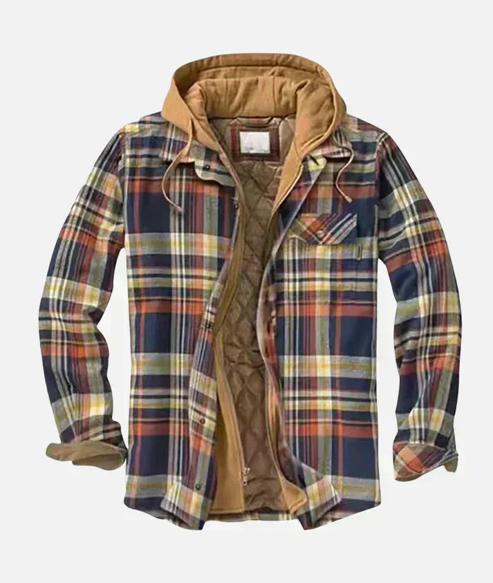 Yves I Veste patchwork i tern