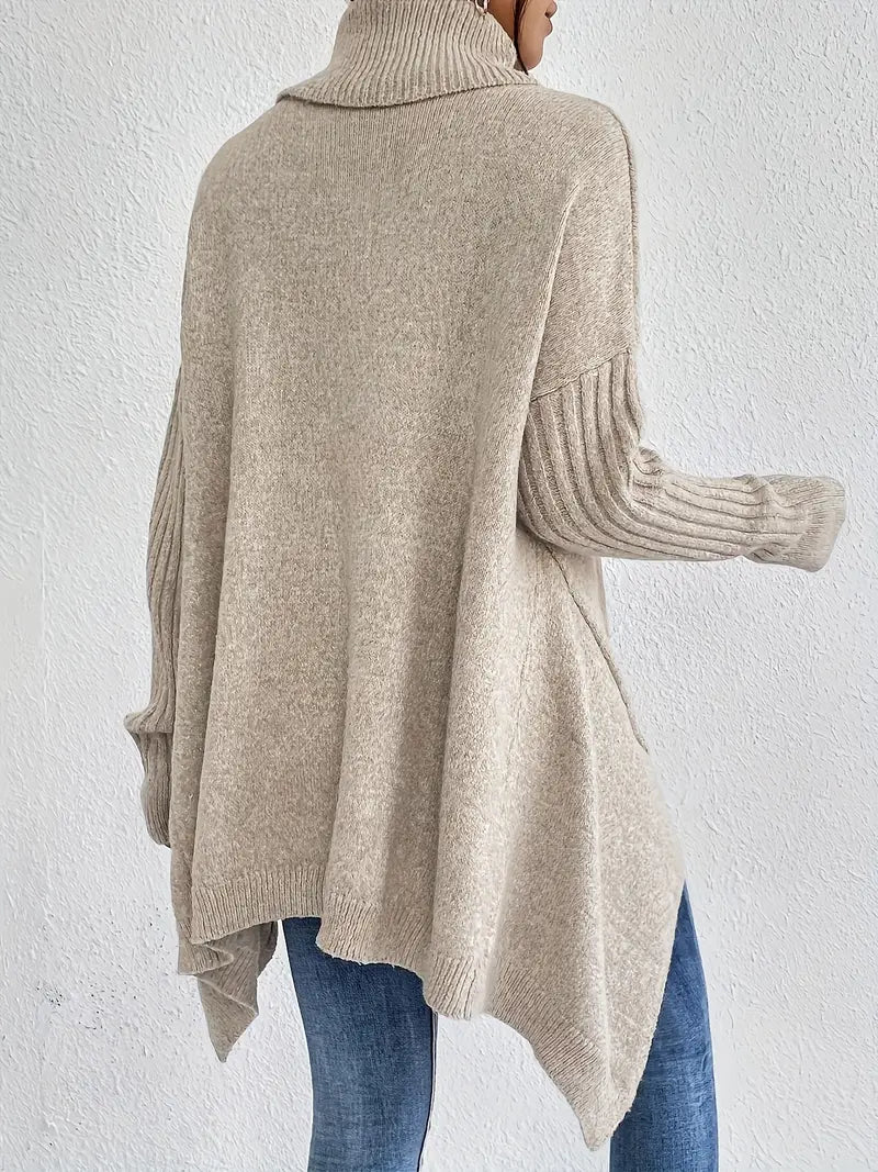 Serenza | Elegant Lang Rullekravesweater