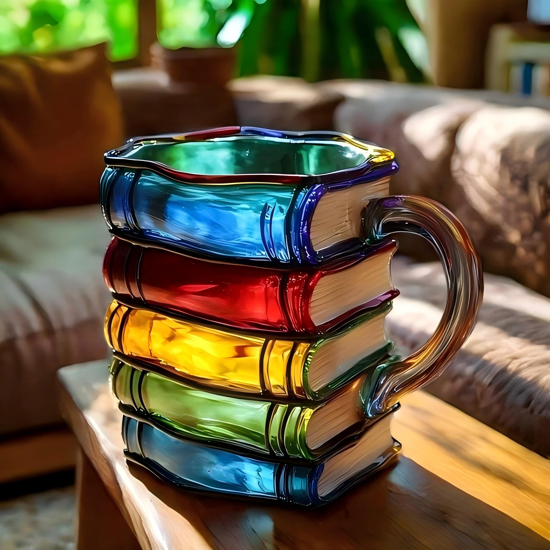 🌈 Kubek Stacked Stories™ — Drik fra Farvernes og Fantasien Tårn