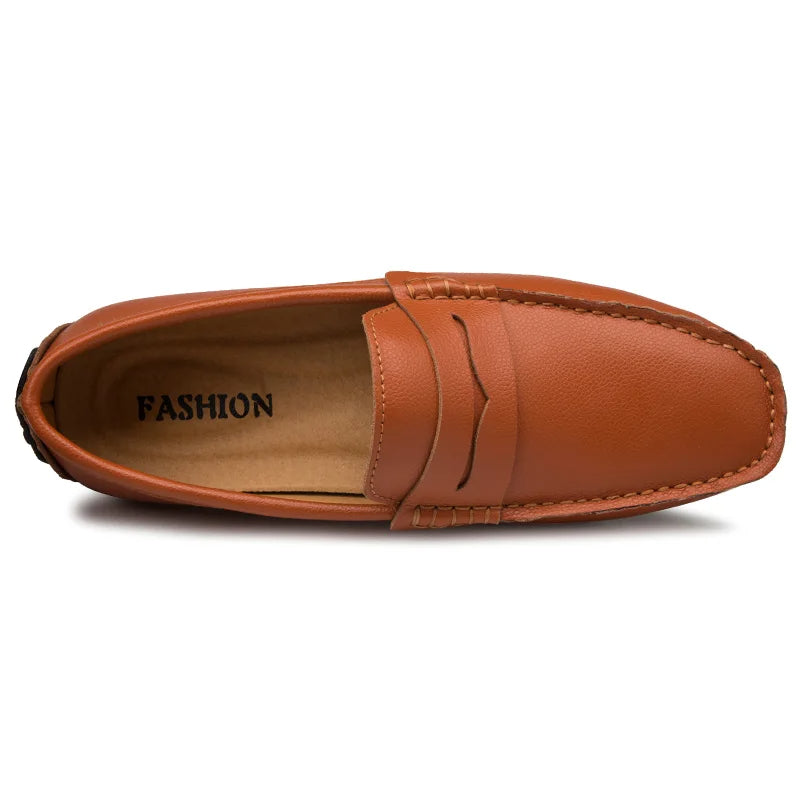 Afslappede Læder Sommer Loafers