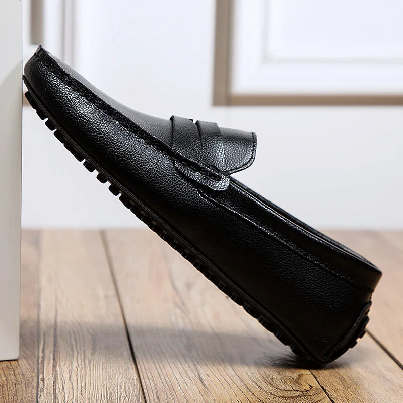 Afslappede Læder Sommer Loafers