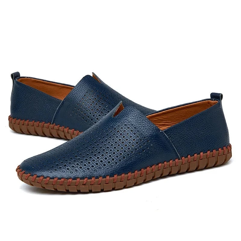 Åndbare Læder Loafers