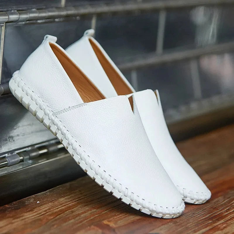 Åndbare Læder Loafers