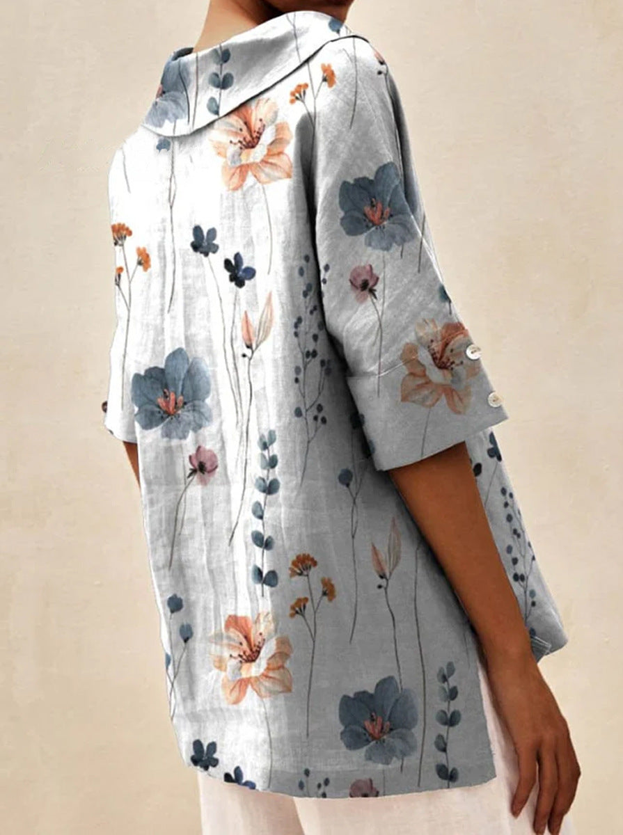 Nora | Elegant top med V-udskæring