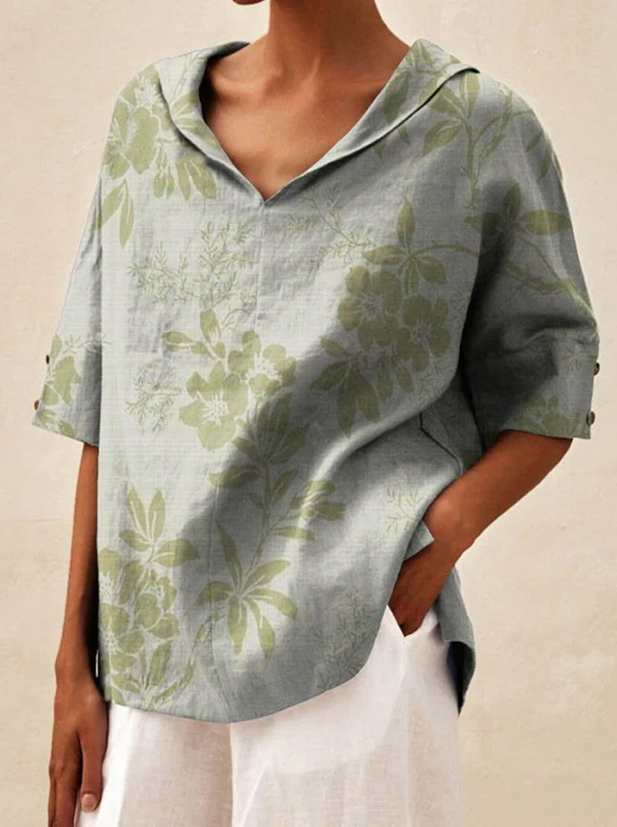 Nora | Elegant top med V-udskæring