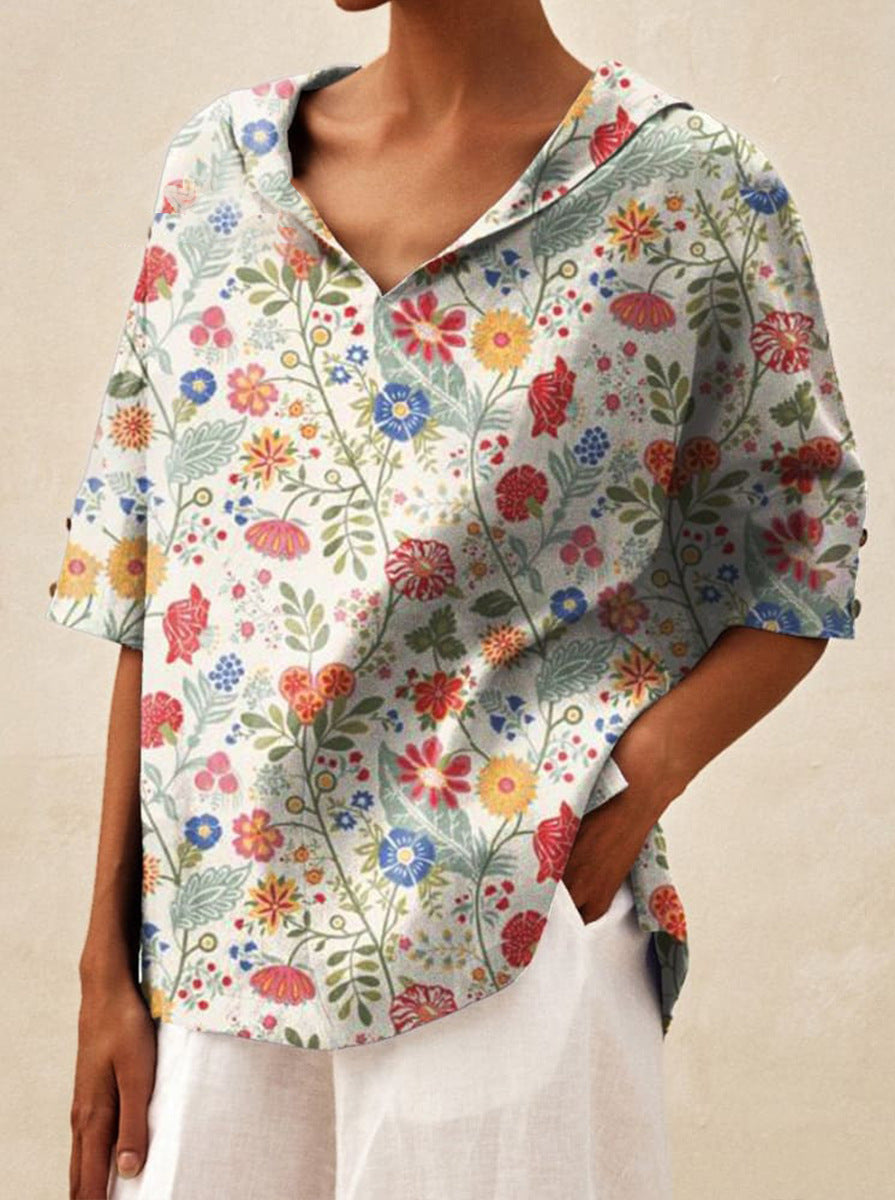 Nora | Elegant top med V-udskæring