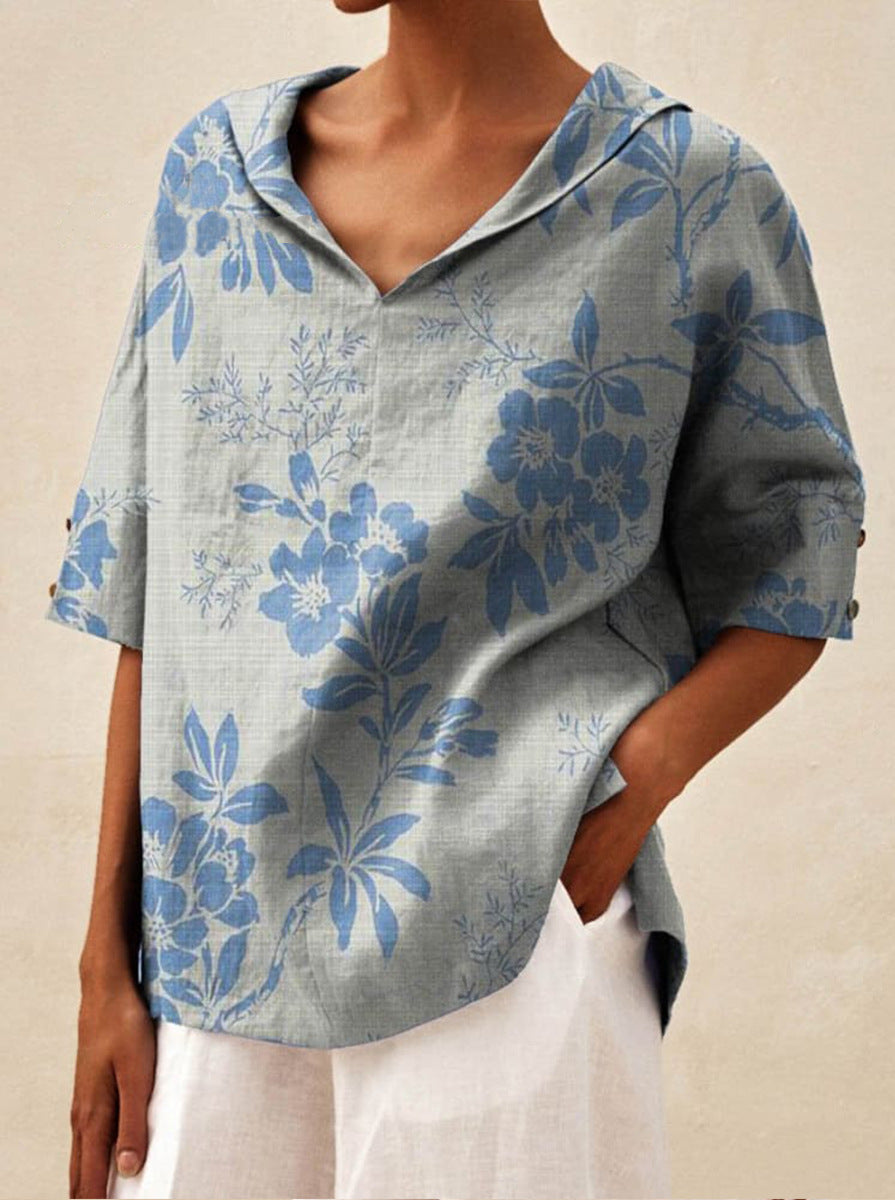 Nora | Elegant top med V-udskæring