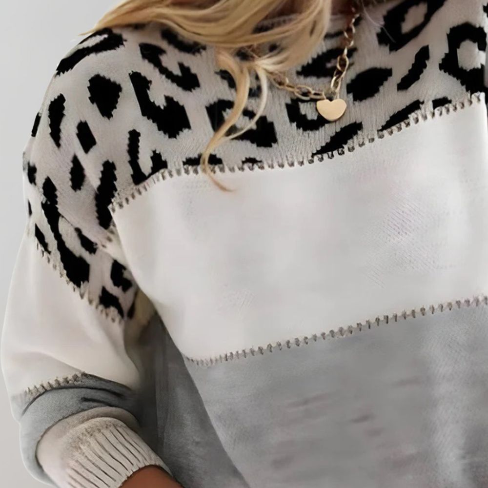 Pascaline | Leopardprint Casual Sweater
