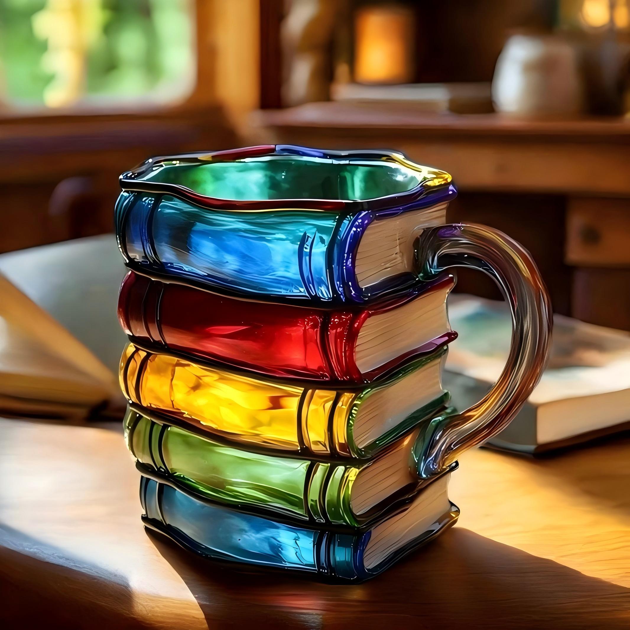 🌈 Kubek Stacked Stories™ — Drik fra Farvernes og Fantasien Tårn