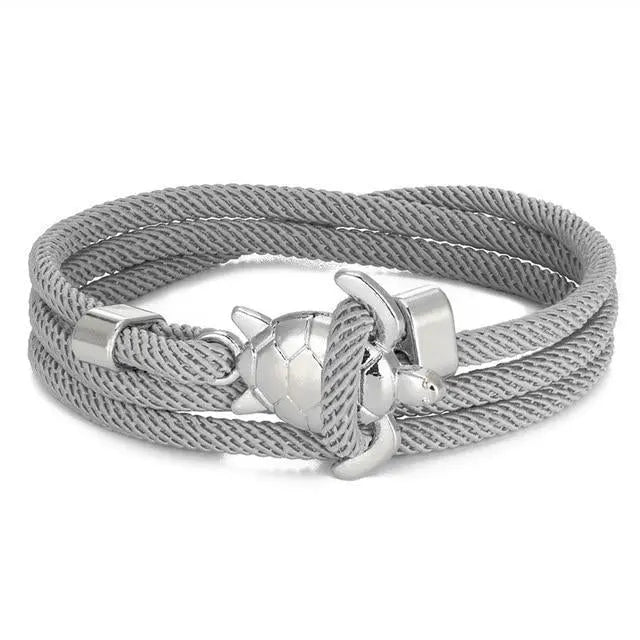 Håndlavet armbånd med havskildpadde