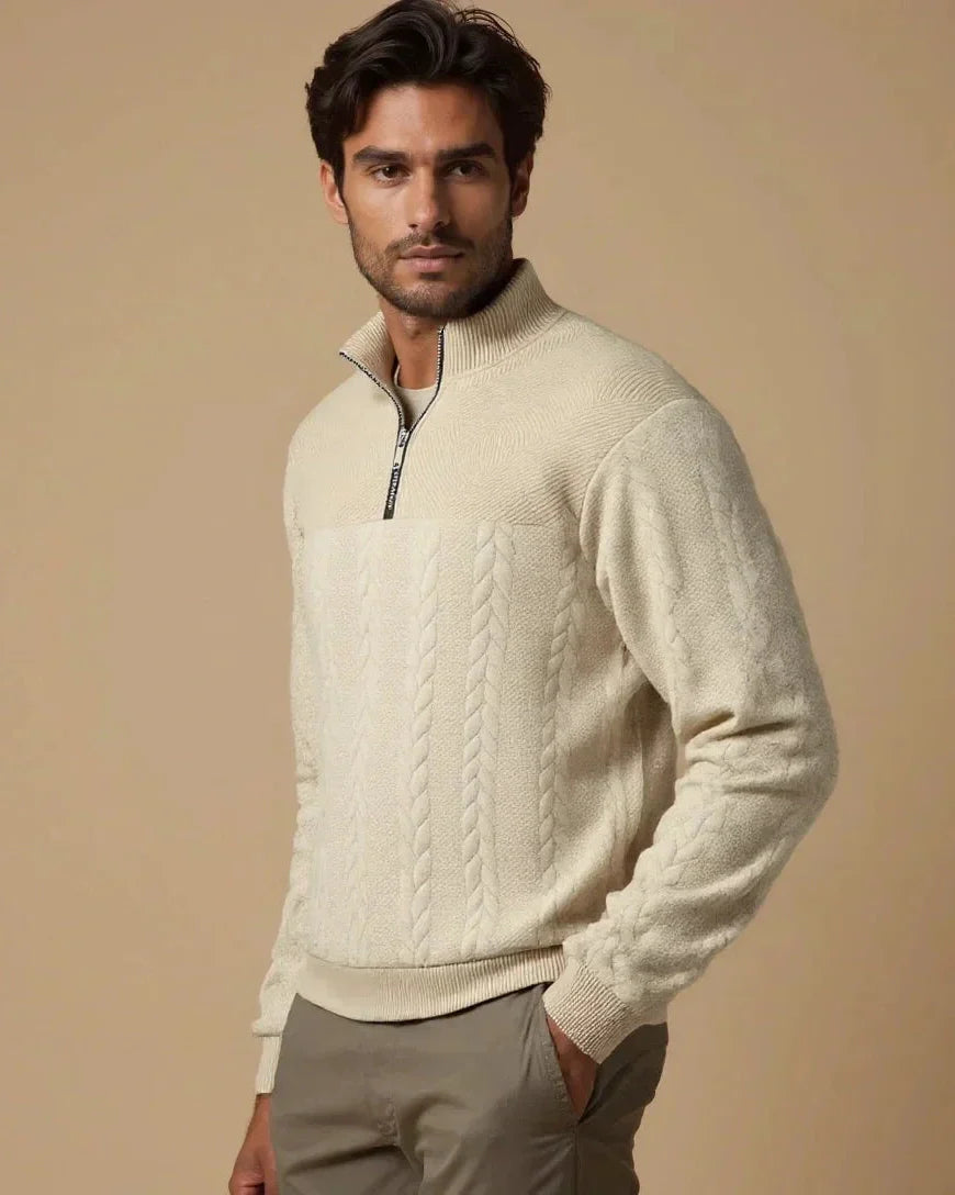 Henry™ | Pullover med Krave