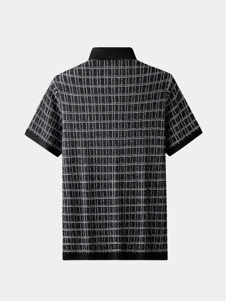 Holger™ | Klassisk Sort Strikpolo