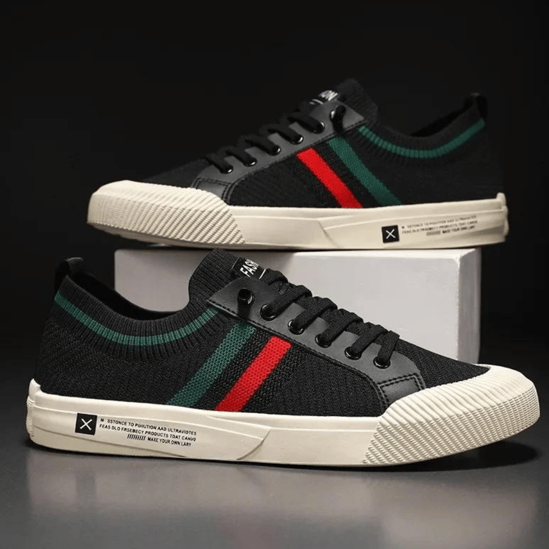Jon™ | Stribede Sneakers