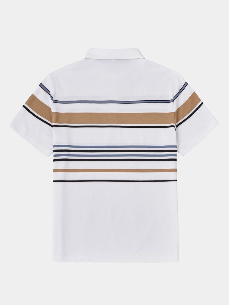 Kasper™ | Solnedgang Stribet Polo