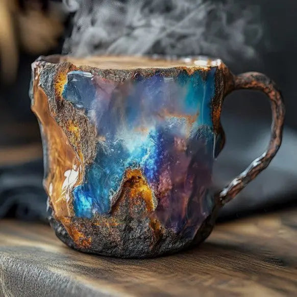Krystal-infunderet Mineral Kaffekop