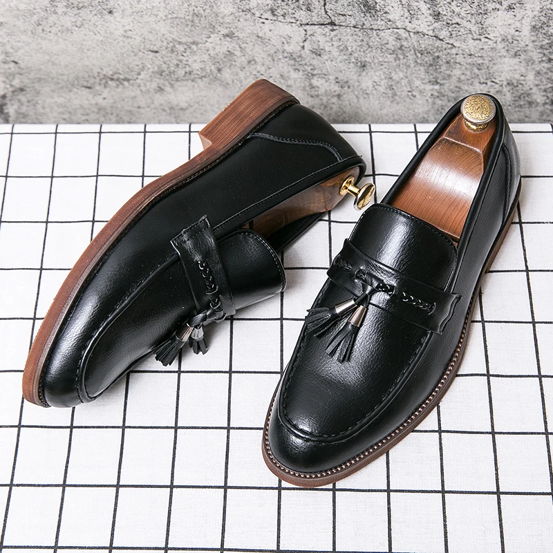 Læder Tøse Loafers