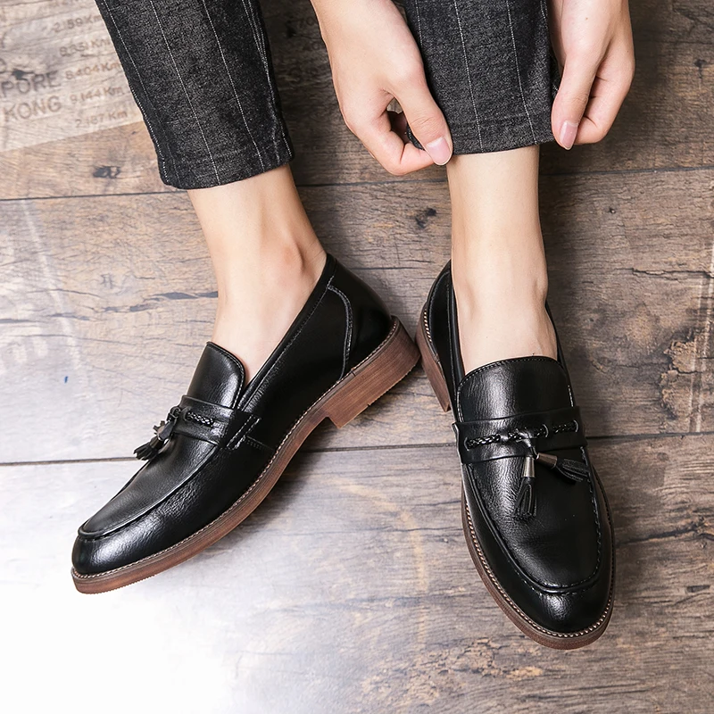 Læder Tøse Loafers