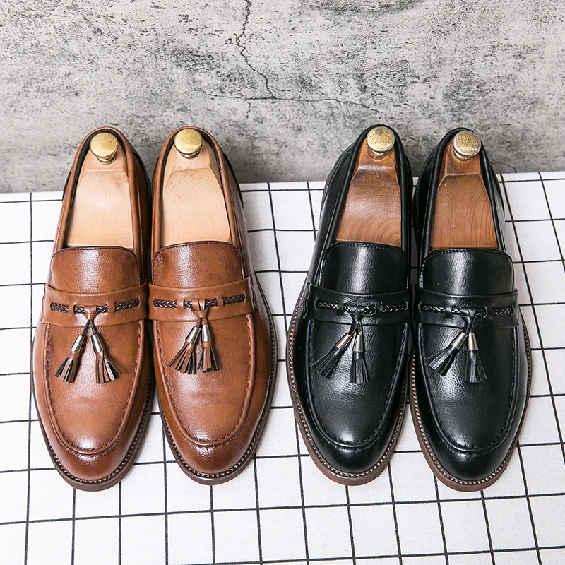Læder Tøse Loafers