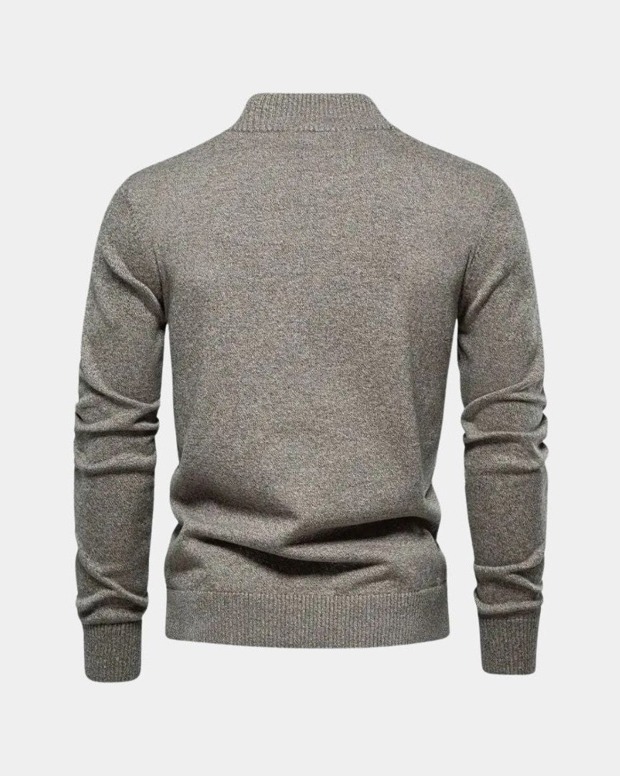 Mads™ | Strikket Bomuldstrøje