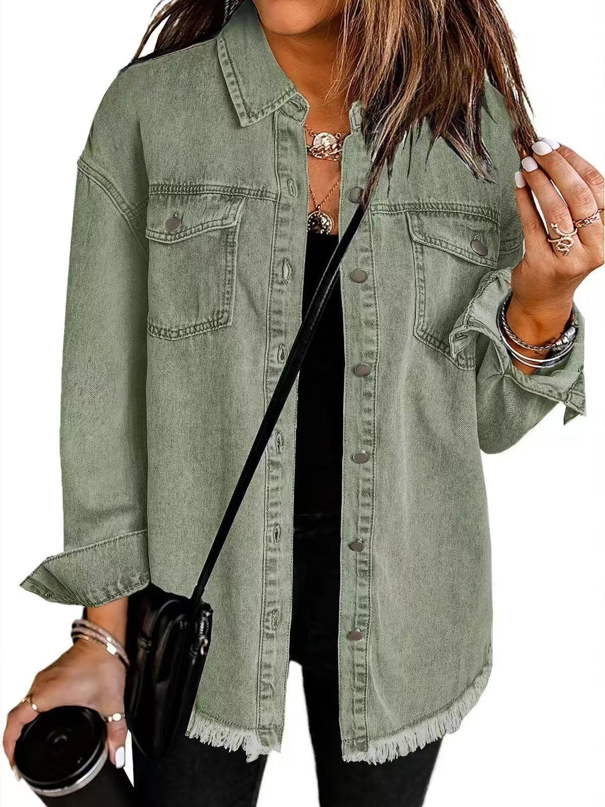 Katja™ | Tidløs og afslappet denimjakke