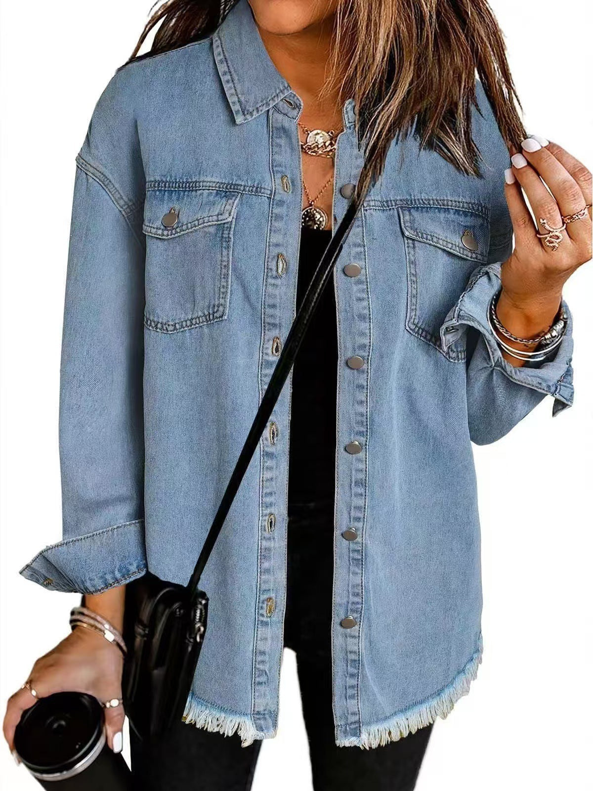 Katja™ | Tidløs og afslappet denimjakke