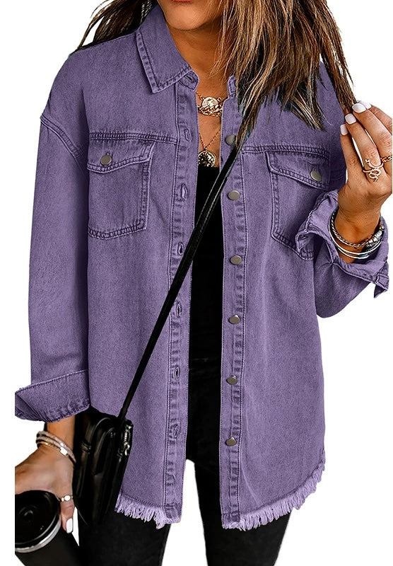 Katja™ | Tidløs og afslappet denimjakke
