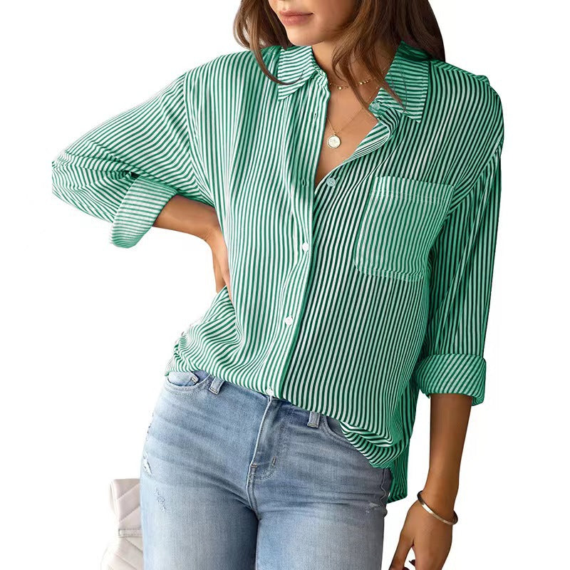 Nora | Elegant bluse i bomuld med løs pasform