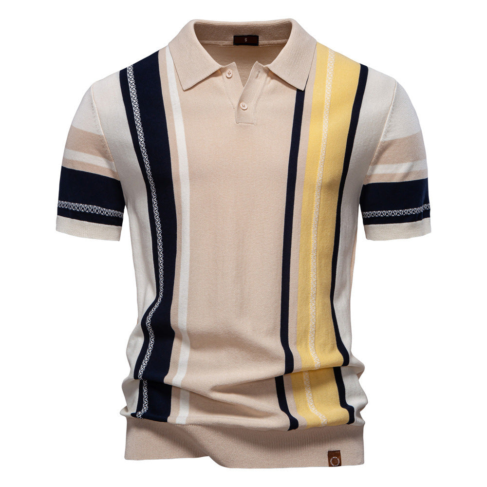 Nicklas™ | Stribet poloshirt