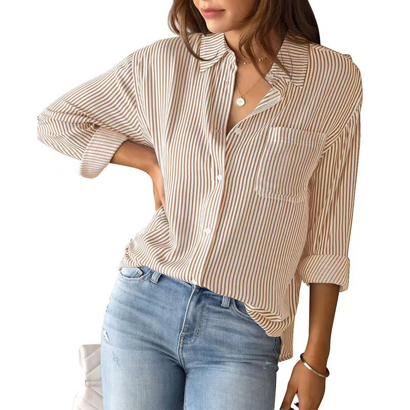 Nora | Elegant bluse i bomuld med løs pasform