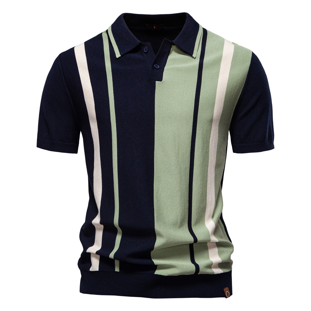 Nicklas™ | Stribet poloshirt