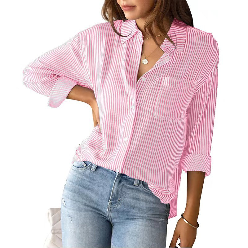 Nora | Elegant bluse i bomuld med løs pasform