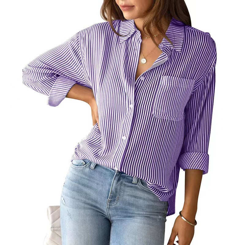 Nora | Elegant bluse i bomuld med løs pasform