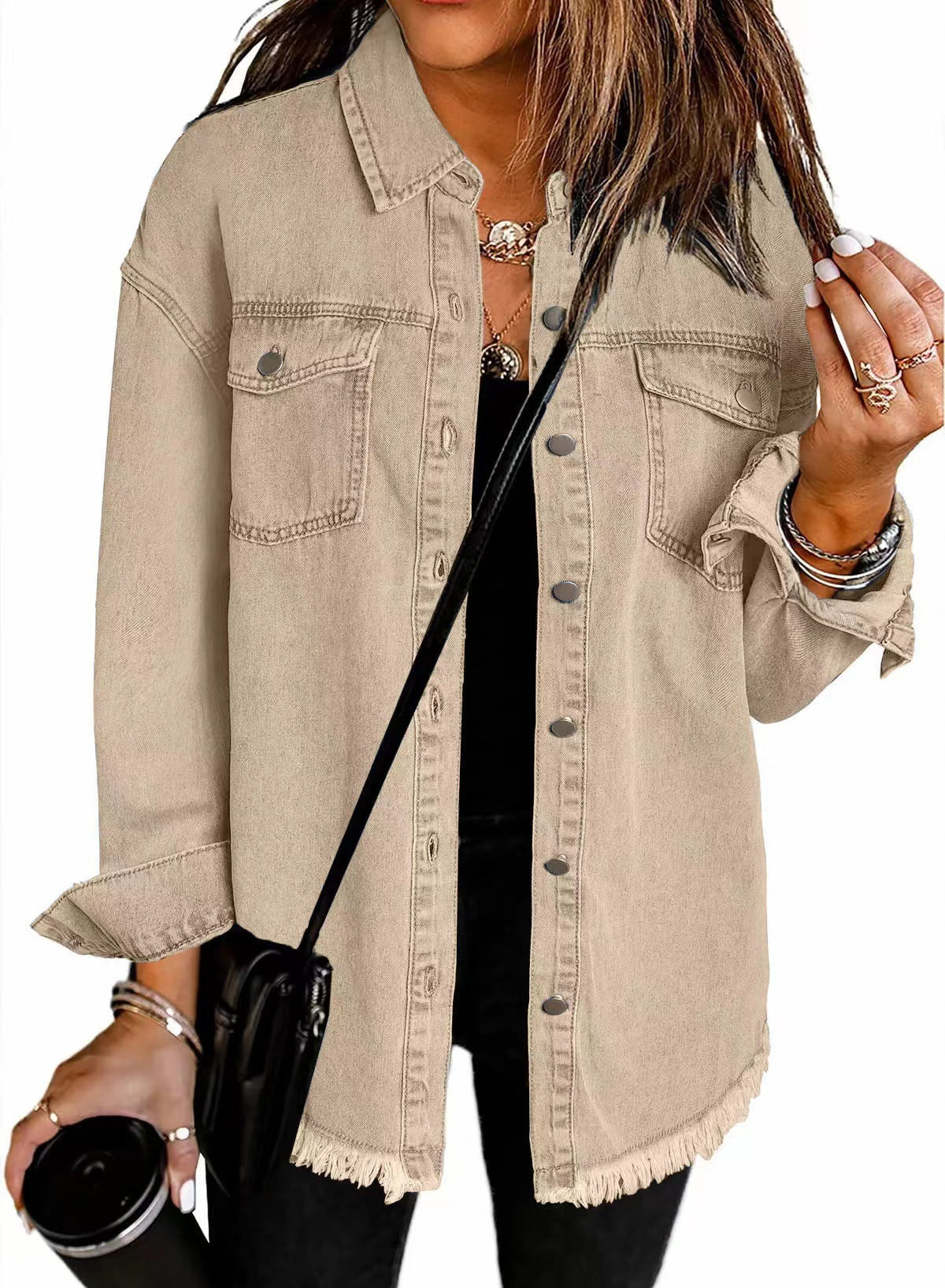 Katja™ | Tidløs og afslappet denimjakke