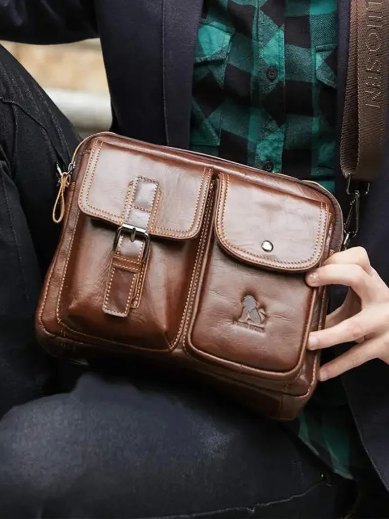 Oliver™ | Retro Firkantet Skuldertaske