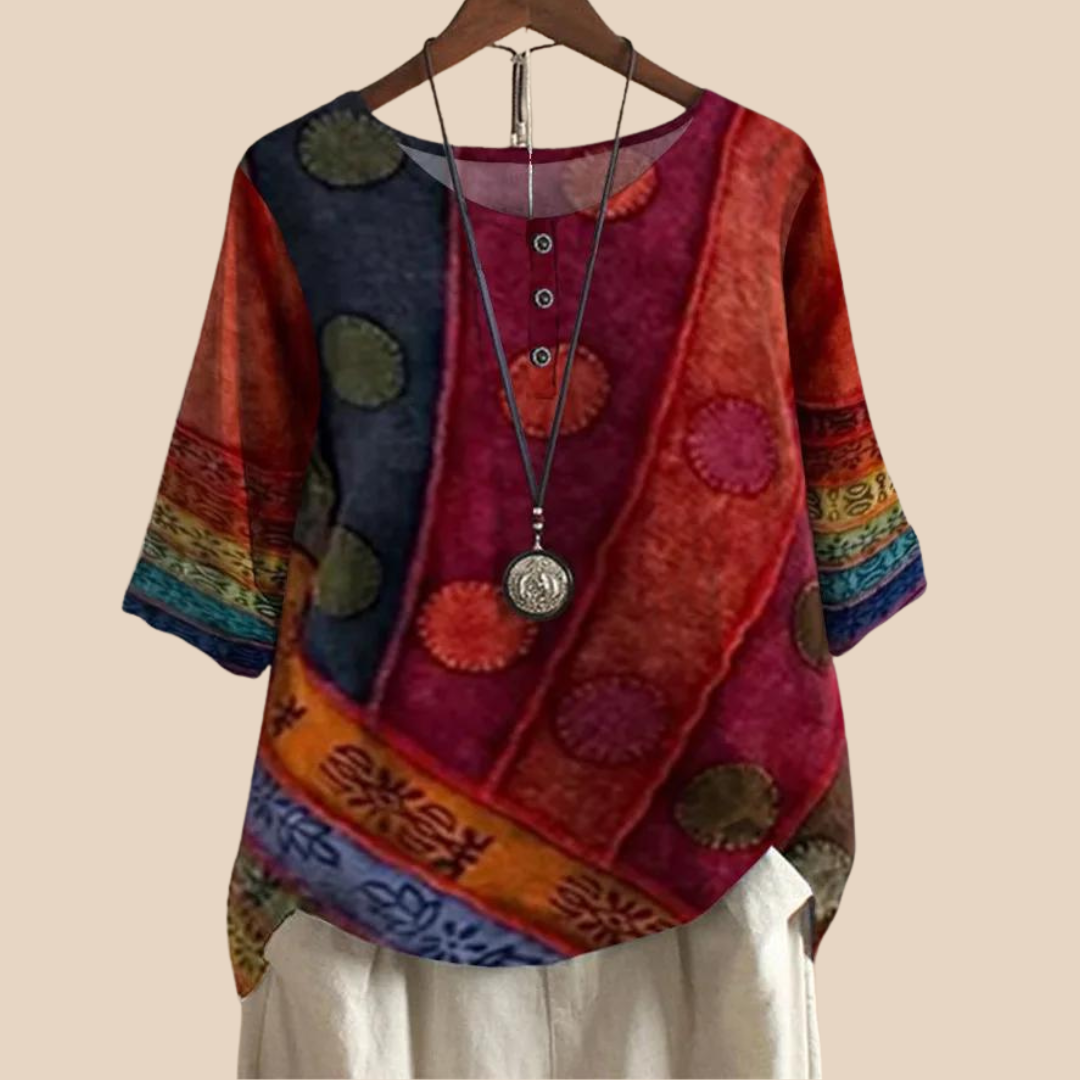 Nora | Boho Afslappet Bluse