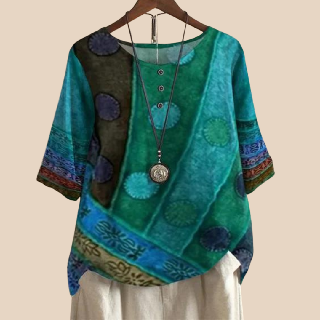 Nora | Boho Afslappet Bluse