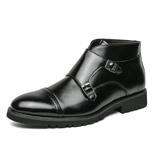 Parker™ | Kunstlæder Dobbelt-Monk-strap Støvler