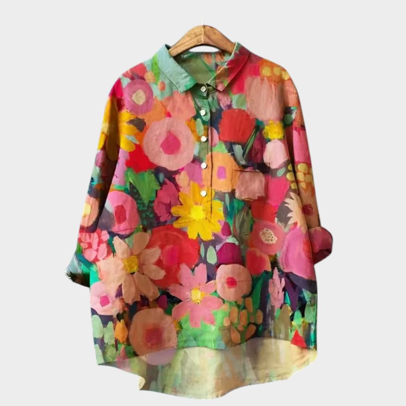 Nora | Kunstnerisk Printbluse