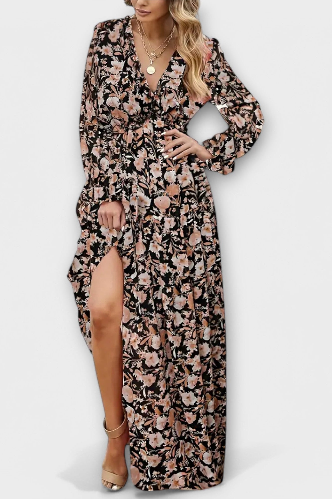 Sofia | Maxi blomsterkjole