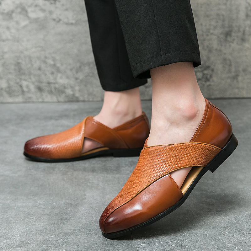 Vintage Læder Loafers