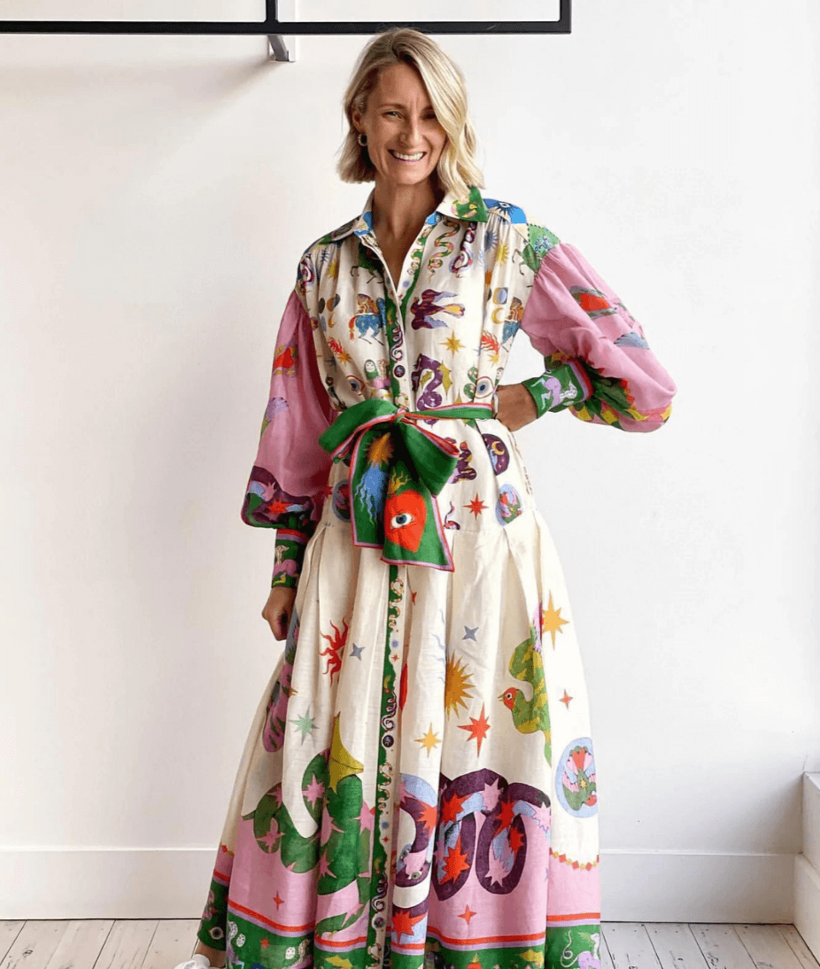 Nora | Elegant Italiensk Maxi Kjole