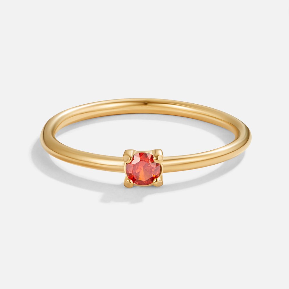 Fødselssten Ring | 14k Guld